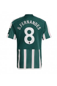 Fotbalové Dres Manchester United Bruno Fernandes #8 Venkovní Oblečení 2023-24 Krátký Rukáv